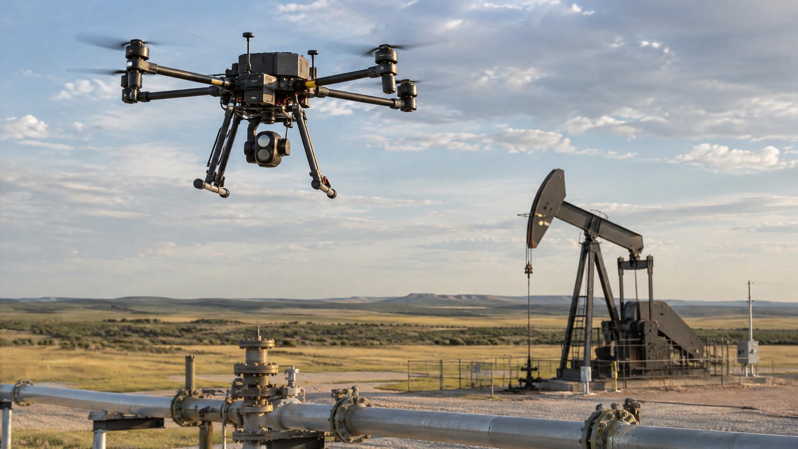 Drone photo illustrating: Drone Emissions Monitoring: EPA OTM-51 and What It Means